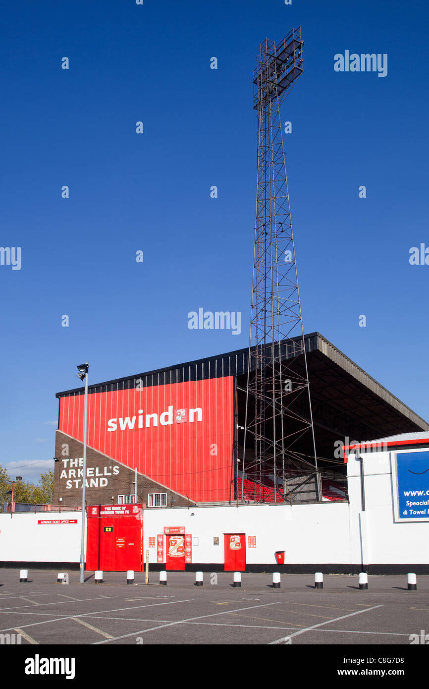 Il County Ground - Home di Swindon Town Football Club Foto Stock