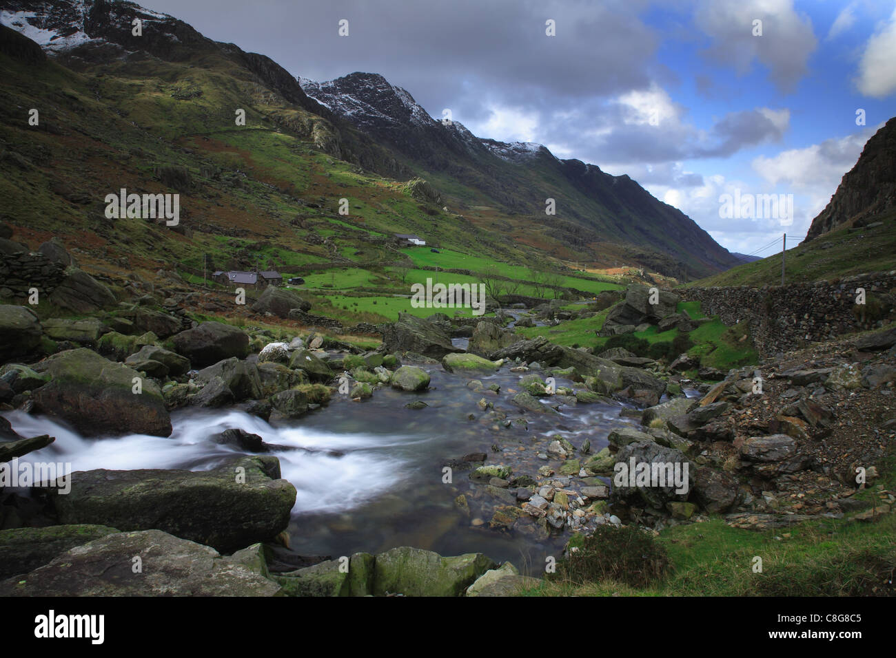 Pass di Llanberis, Snowdonia,Galles Foto Stock