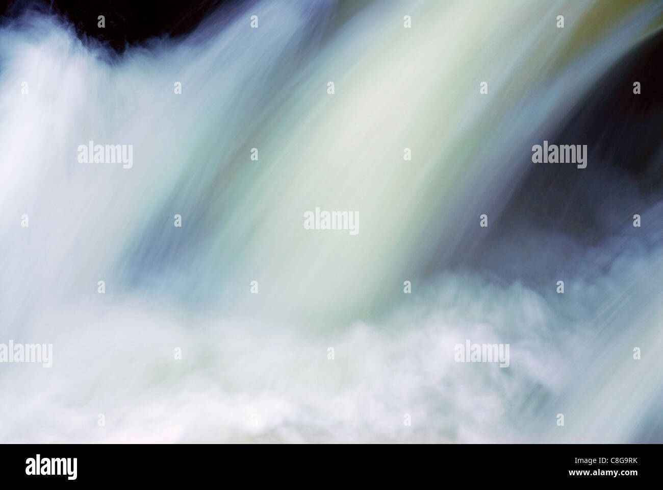 Portogallo Alentejo: dettaglio del Guadiana cascata Pulo do Lobo Foto Stock