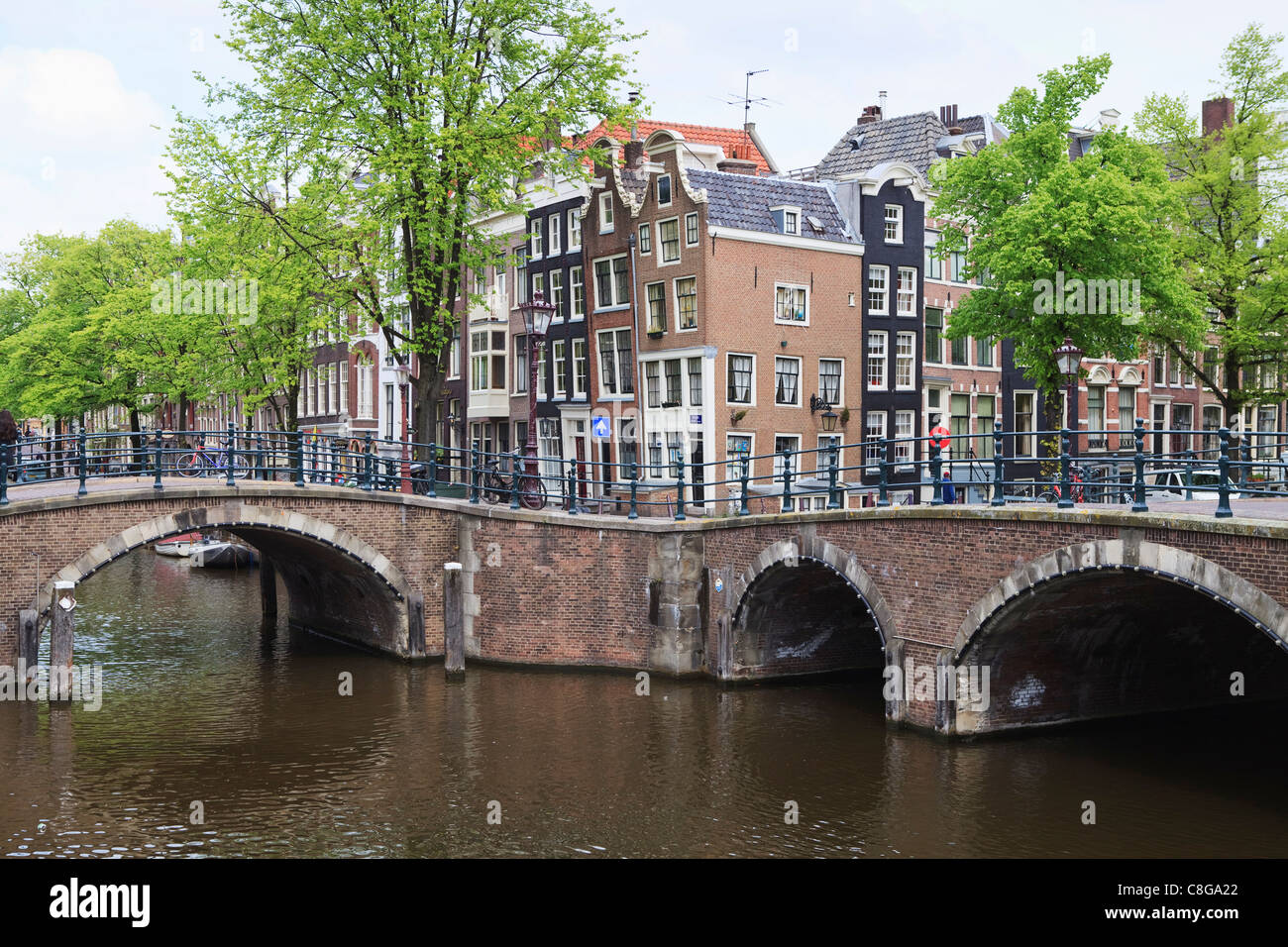 Reguliersgracht, Amsterdam, Paesi Bassi Foto Stock