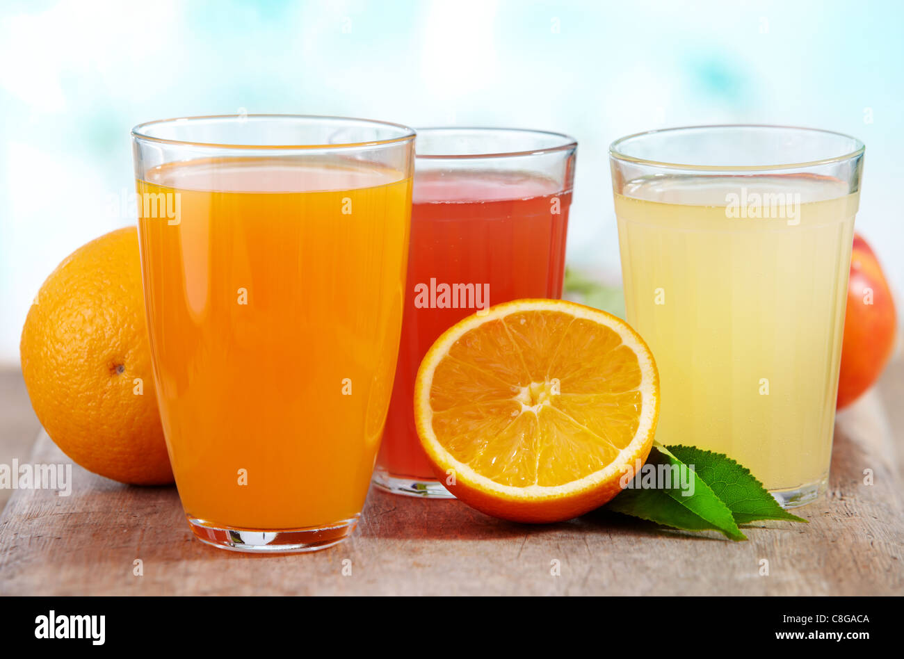 succo di frutta fresco Foto Stock