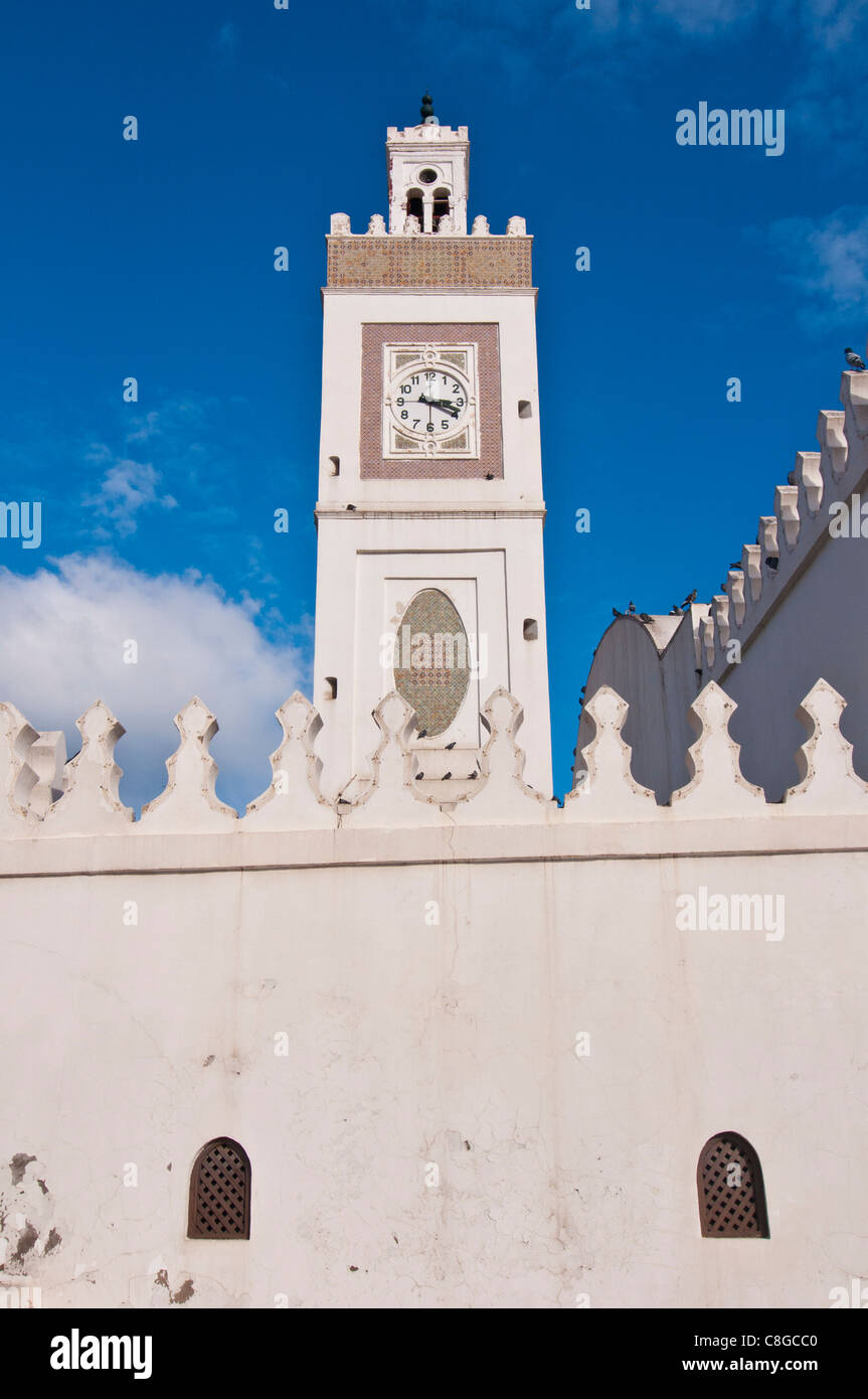 Djamaa El Djedid (Moschea del pescatore) sul luogo detto porta ad Algeri, Algeria, Nord Africa Foto Stock