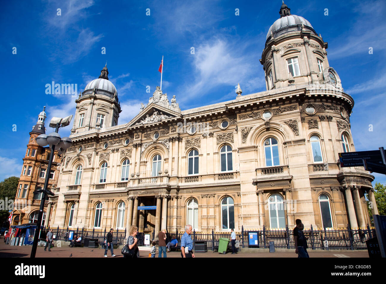 Museo marittimo a scafo centrale, nello Yorkshire, Inghilterra Foto Stock