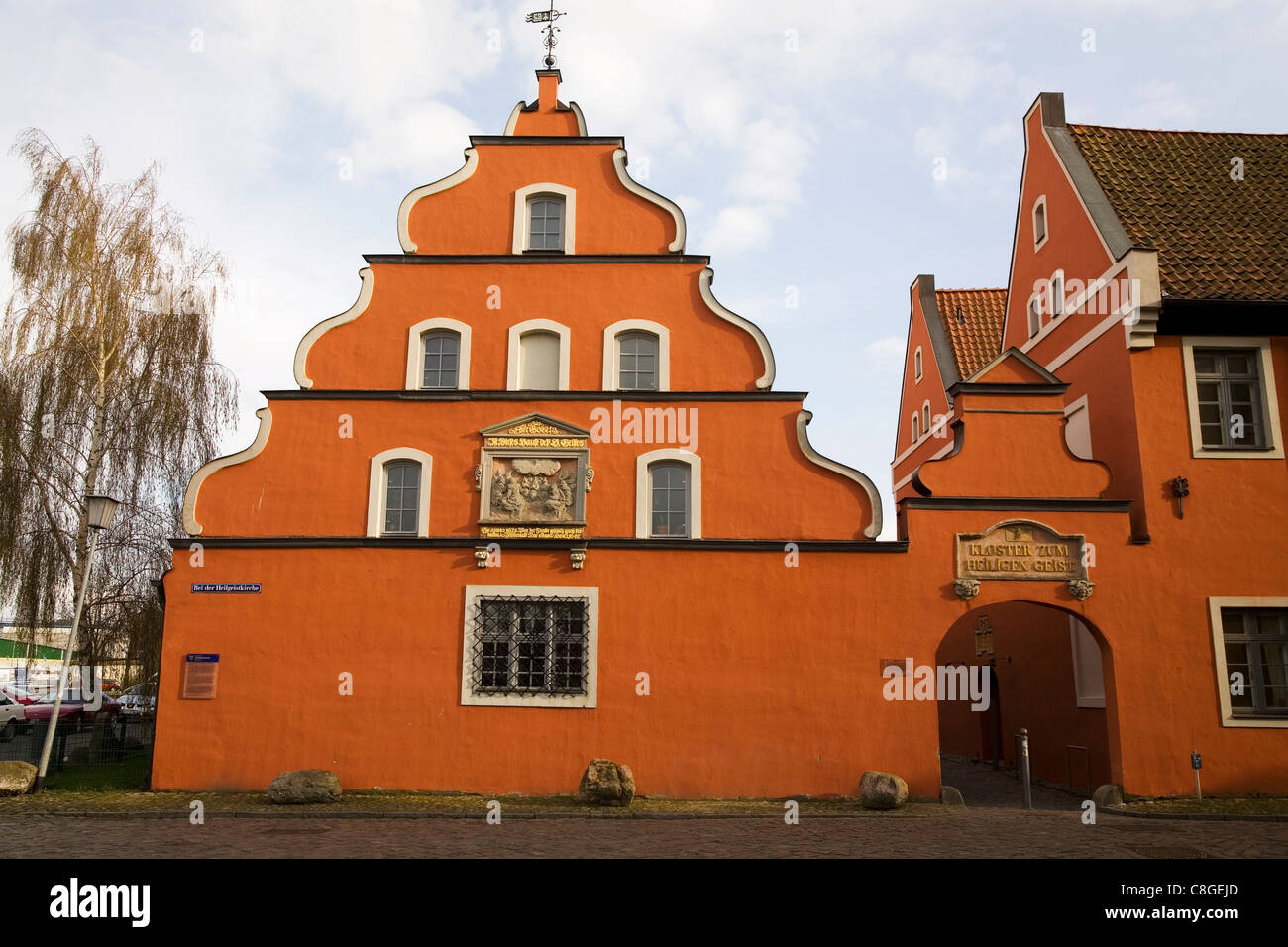 Lo Spirito Santo convento (Kloster zum Heiligen Geist) in Stralsund, Meclenburgo-Pomerania Occidentale, Germania Foto Stock