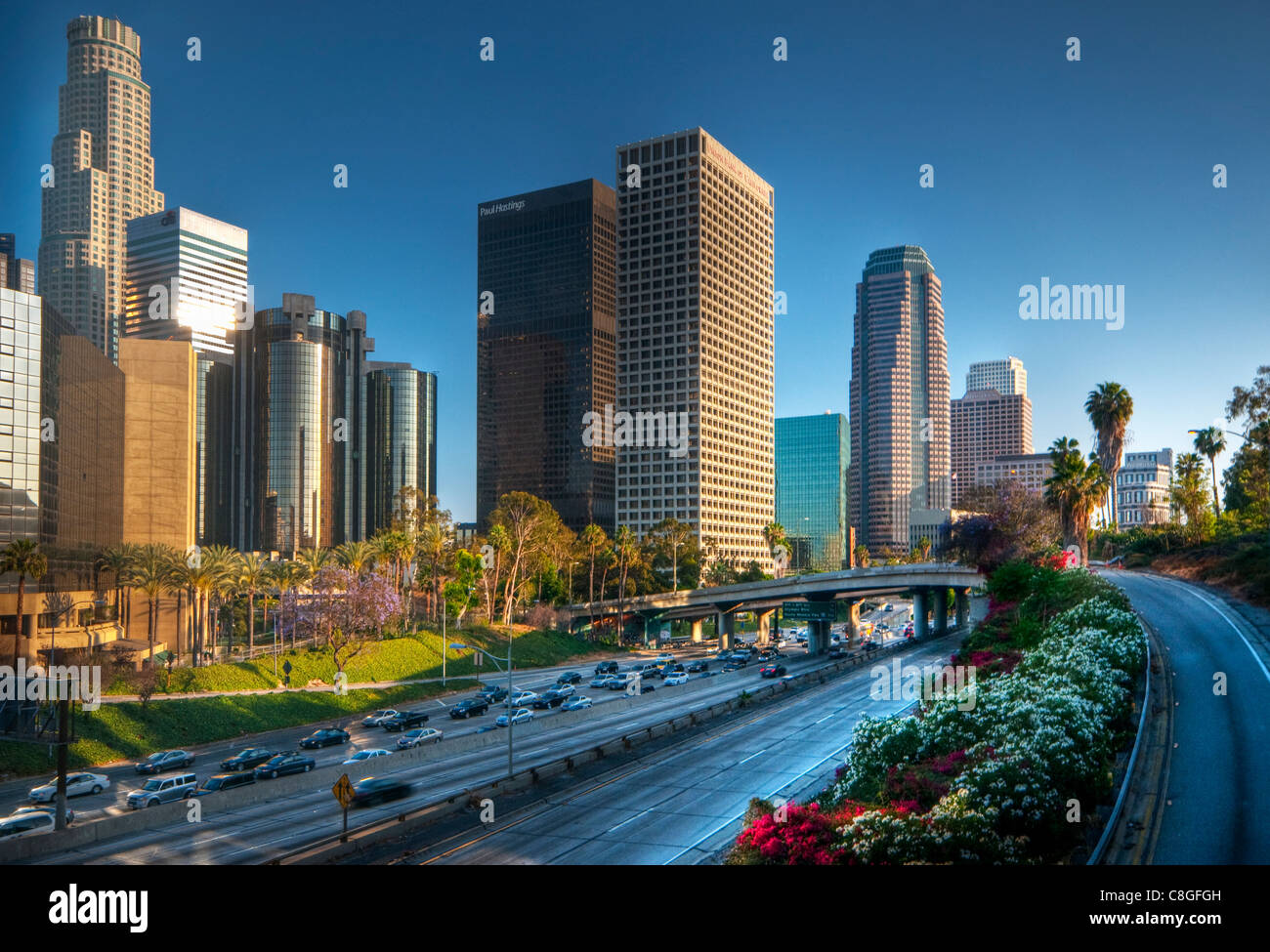 Il centro di Los Angeles, California, Stati Uniti d'America Foto Stock