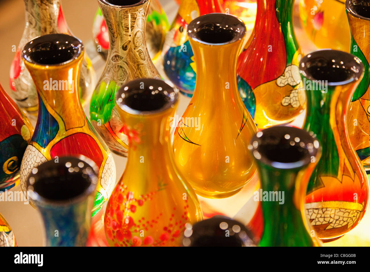 Asia, Vietnam, Hanoi, Laquerware, Artwork, arte asiatica, souvenir, negozi, shopping, turismo, viaggi, vacanze, ferie Foto Stock