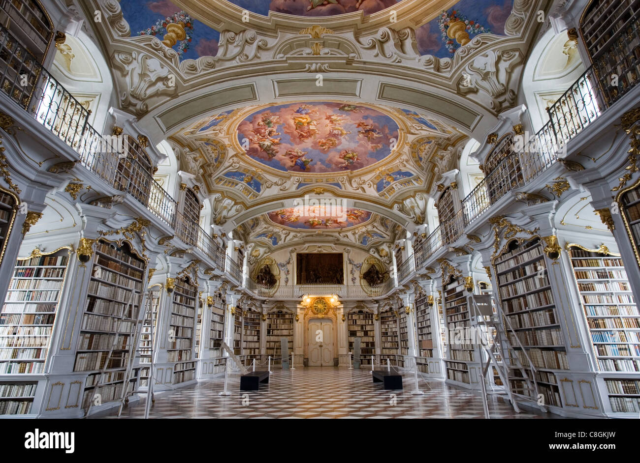 Abbazia di Admont Biblioteca, Austria Foto Stock