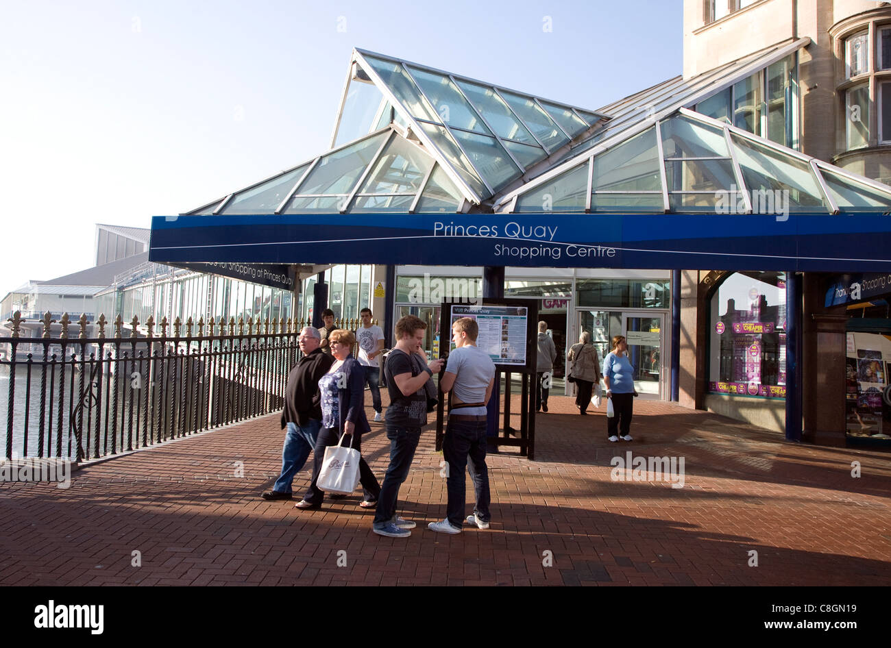 Princes Quay Shopping Centre, Hull, Yorkshire, Inghilterra Foto Stock