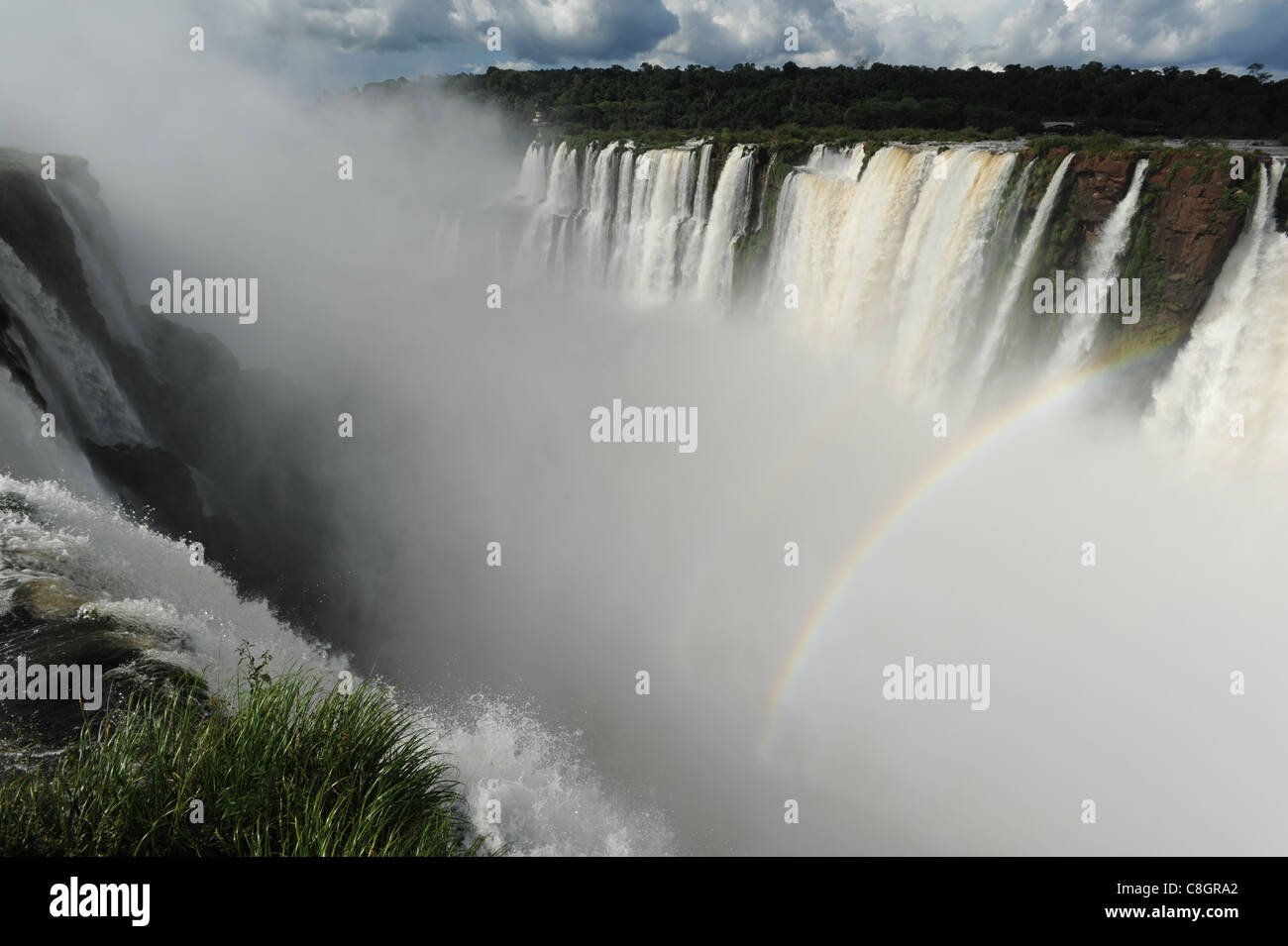 Argentina, Sud America, Mendoza, Missiones, Iguazu, Iguassu, cascata, devil's fall, caduta, Foto Stock