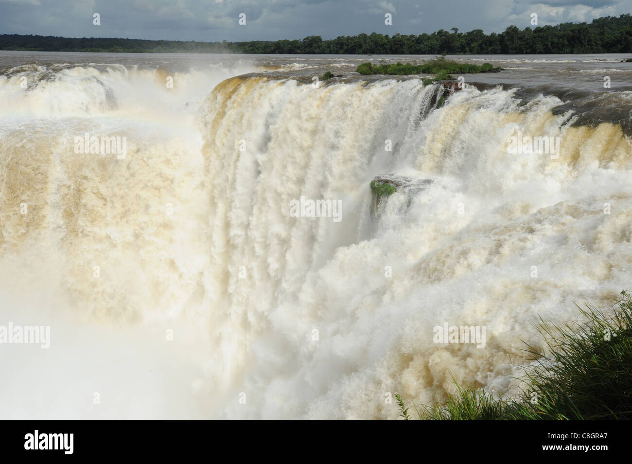 Argentina, Sud America, Mendoza, Missiones, Iguazu, Iguassu, cascata, devil's fall, caduta, Foto Stock