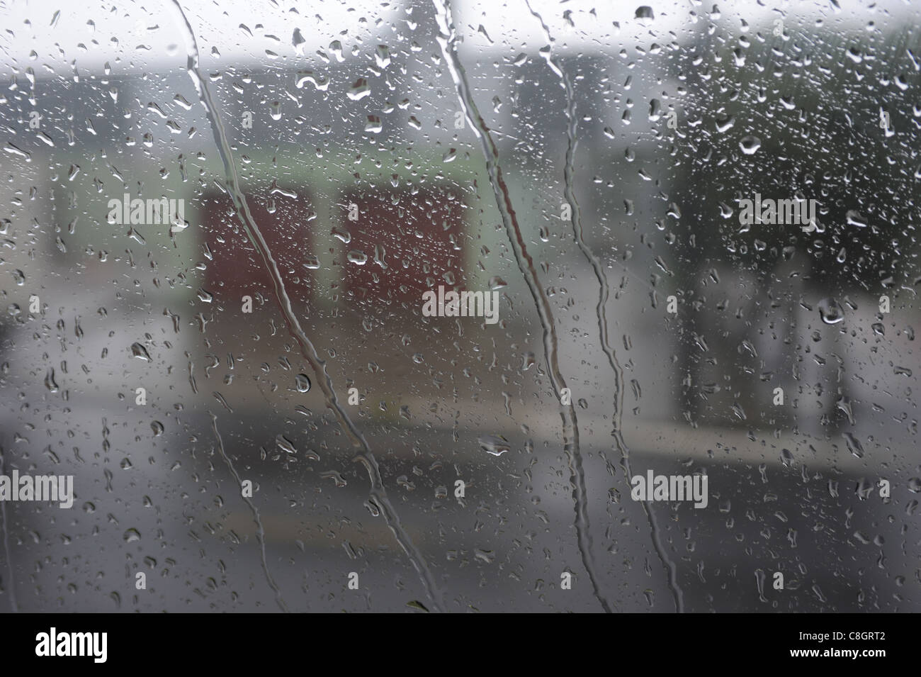 Il Brasile, pioggia, disco, fetta, acqua, bagnato raindrop Foto Stock