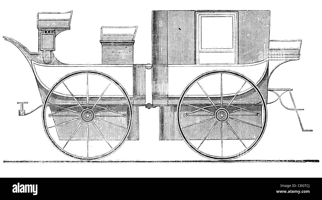 Royal Mail coach post carro trainato da cavalli consegna postale carrello di servizio carro stagecoach carrello carro omnibus lampada lanterna Foto Stock