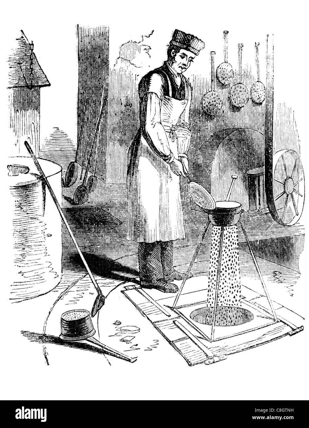 Colpo di colata bullet moschetto armi da fuoco armi armamento arma laboratorio artigiano torre pistole pistola colato fuso Foto Stock