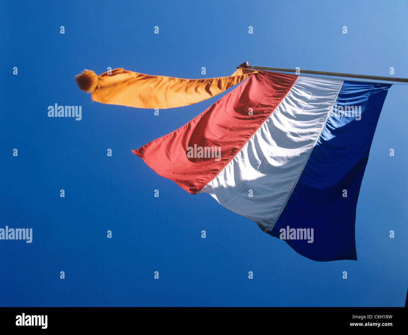 Bandiere Dei Paesi Bassi E Della Giamaica Illustrazione di Stock