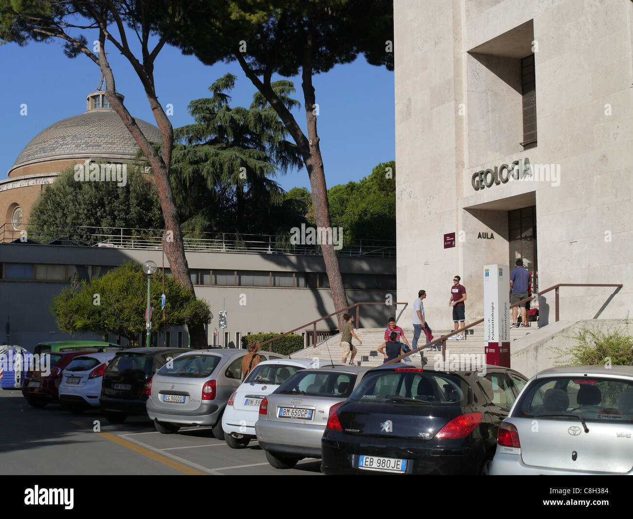 Università degli Studi di Roma La Sapienza, Edificio di geologia Foto Stock