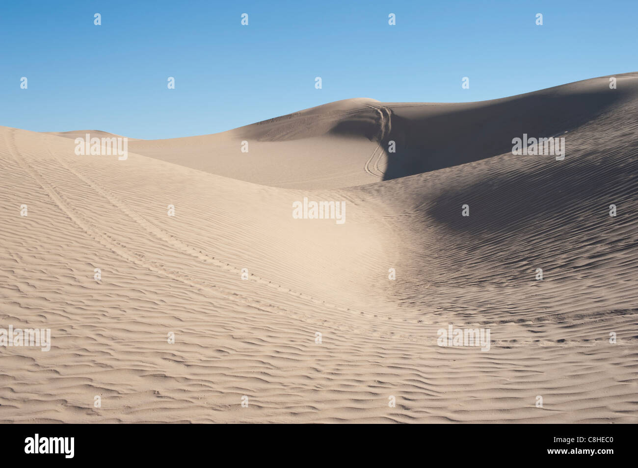Imperial dune di sabbia Recreation Area - la più grande dune di sabbia in America del Nord - vicino a El Centro, CALIFORNIA, STATI UNITI D'AMERICA Foto Stock