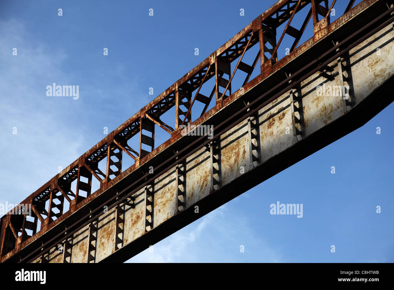 In disuso opere in acciaio Foto Stock