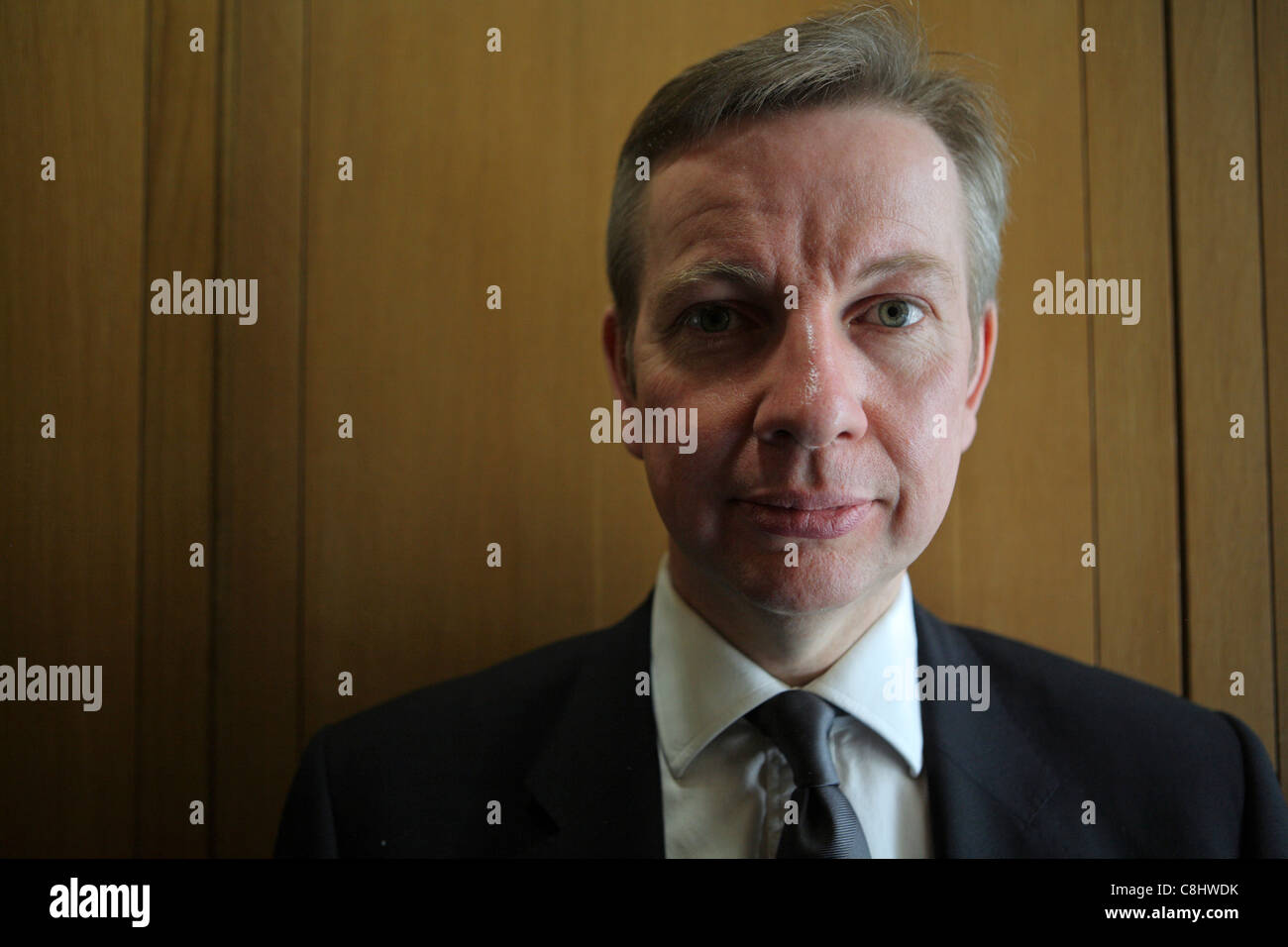 Michael Gove, Segretario di Stato per l'educazione, il politico conservatore & MP per Surrey Heath, Westminster, London, Regno Unito Foto Stock