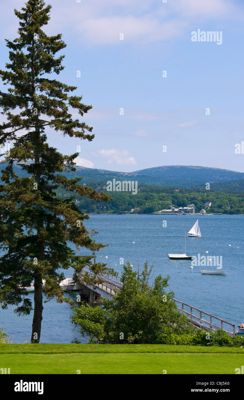 Southwest Harbor Maine Stati Uniti Foto Stock