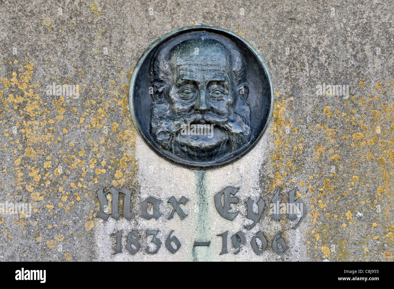Eagle bastion, Adlerbastei, Baden, monumento, Germania, più vicino, inventore, creatore, Europa Eyth, volo, tentativo, ingegnere, cultur Foto Stock