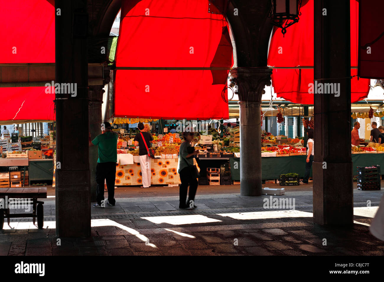 Mercato alimentare, Venezia Italia Foto Stock