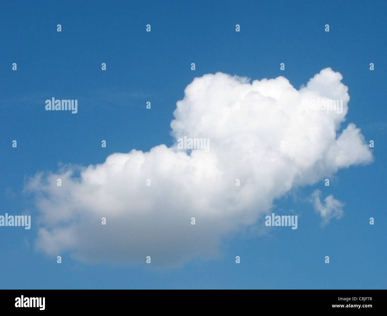 nube nel cielo Foto Stock