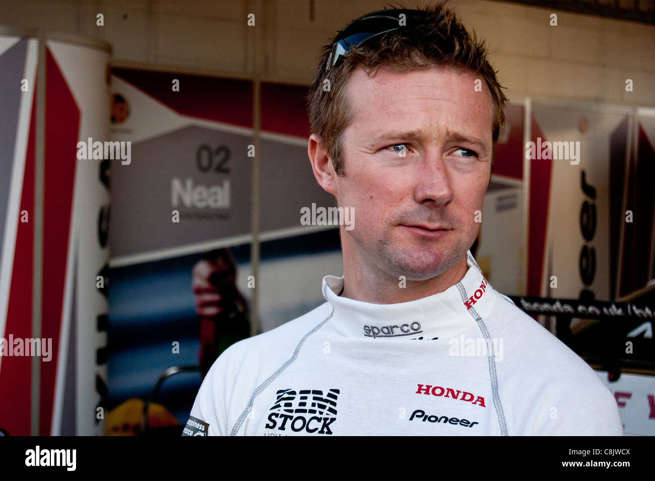 Gorden Shedden di Honda Racing Grid British Touring Car Championship Foto Stock