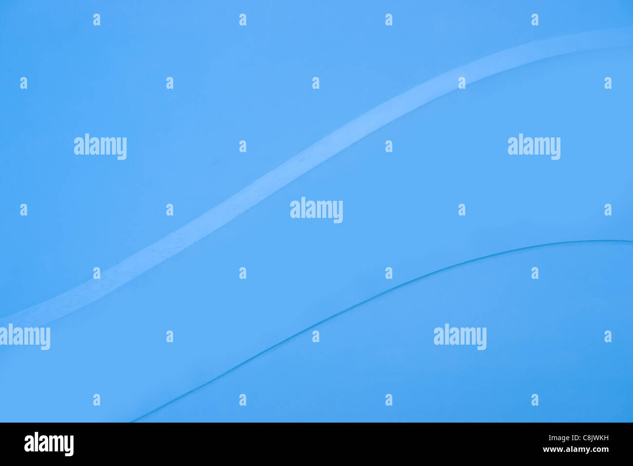 Curva a muro linee Foto Stock