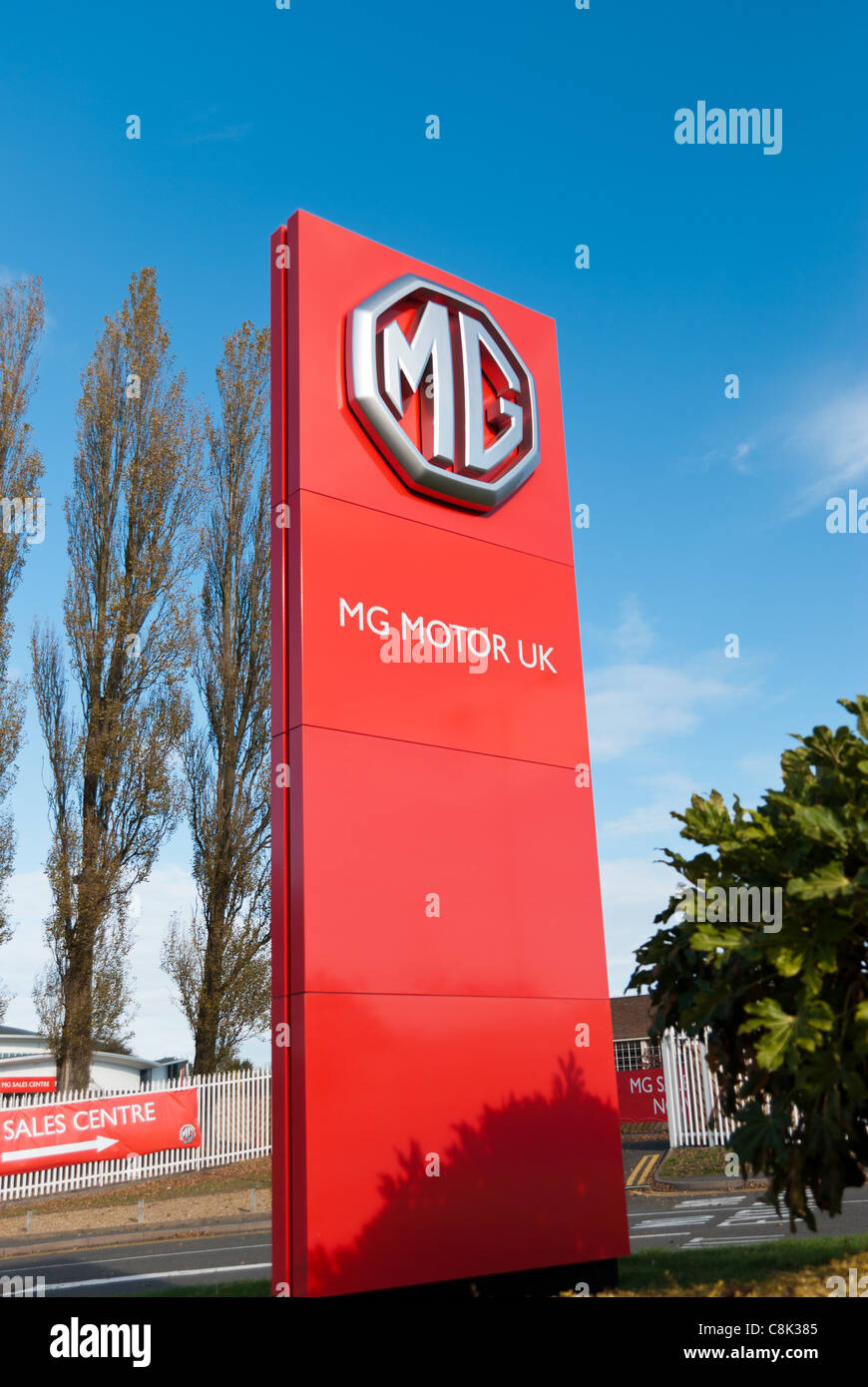 MG Motor Company nella factory di Longbridge, Birmingham, Regno Unito Foto Stock