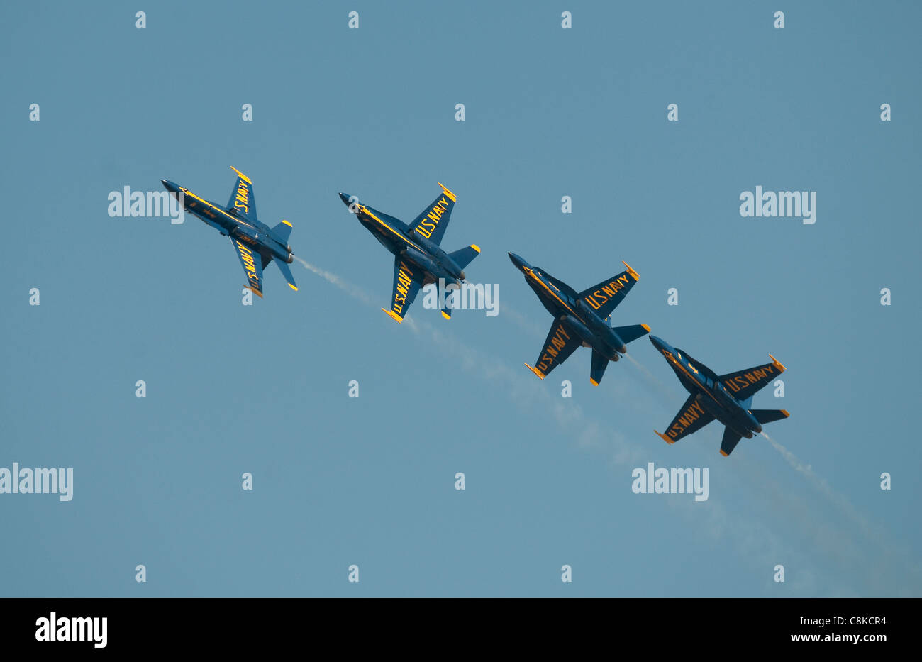 Blue Angels Team Display US Navy Foto Stock