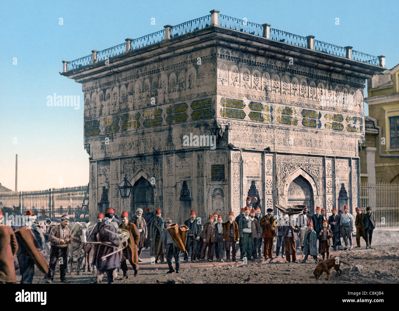Tophane Fountain, Costantinopoli, Turchia, circa 1900 Foto Stock