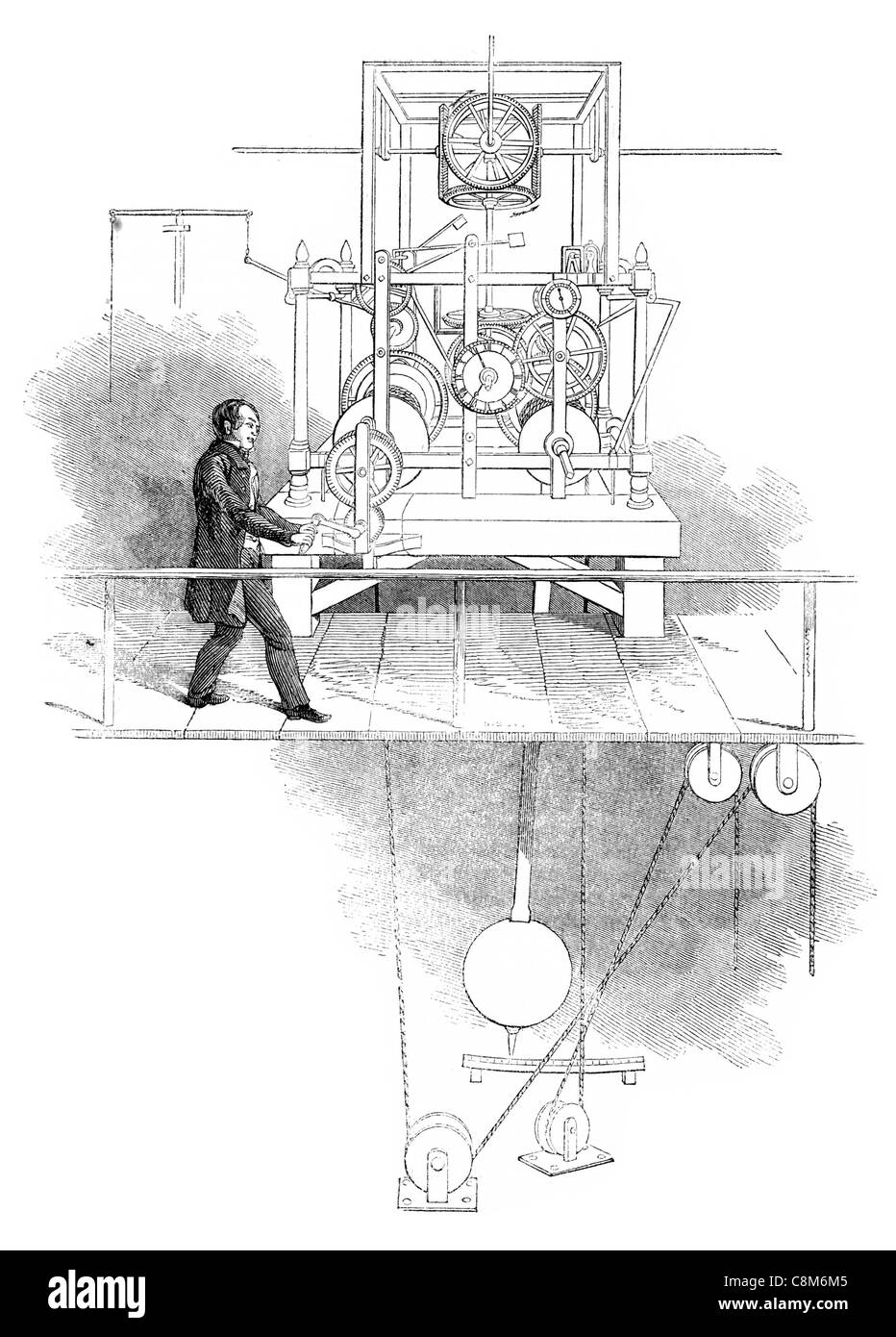 St Anne's Limehouse chiesa torre dell Orologio strumento meccanico orologio campana campane suonano i suoni di avviso musical musica anglicana Hawksmoor Foto Stock