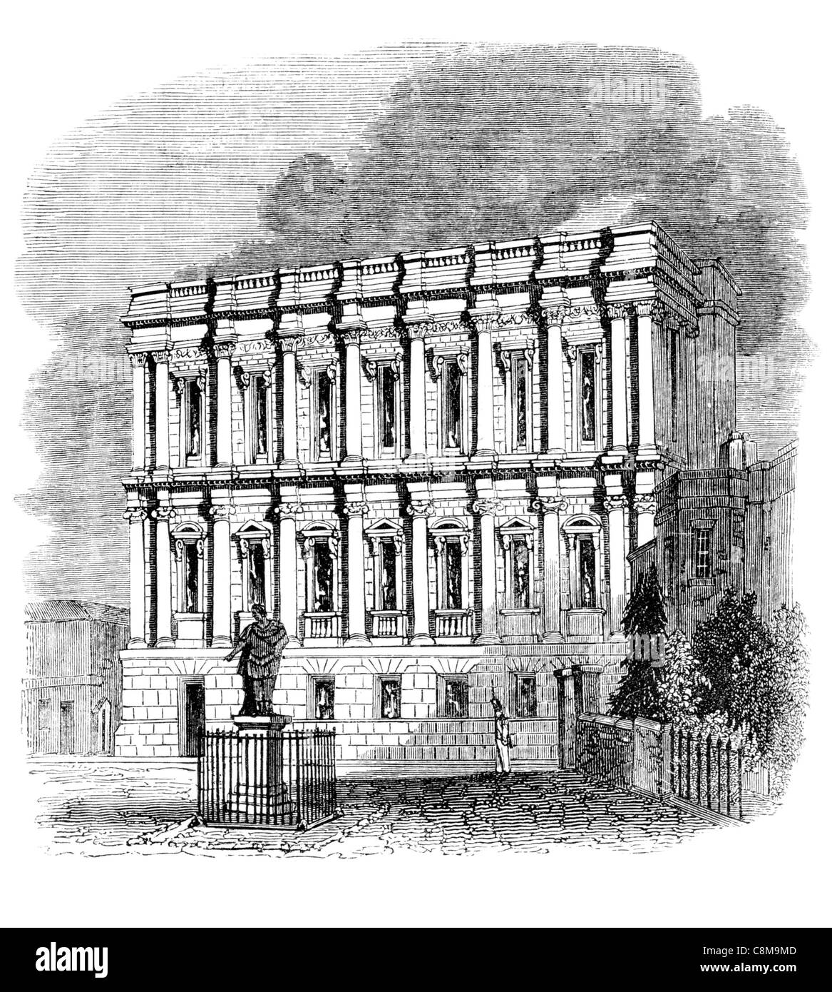 Sala banchetti da corte interna festa per banchetti Foto Stock