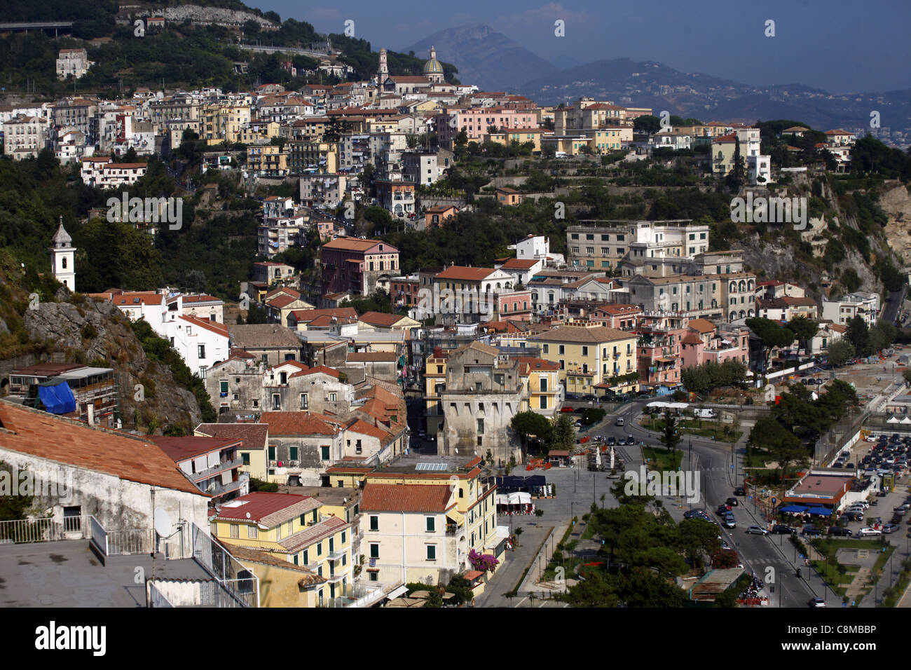 VIETRI SUL MARE COSTA AMALFITANA ITALIA 18 Settembre 2011 Foto Stock