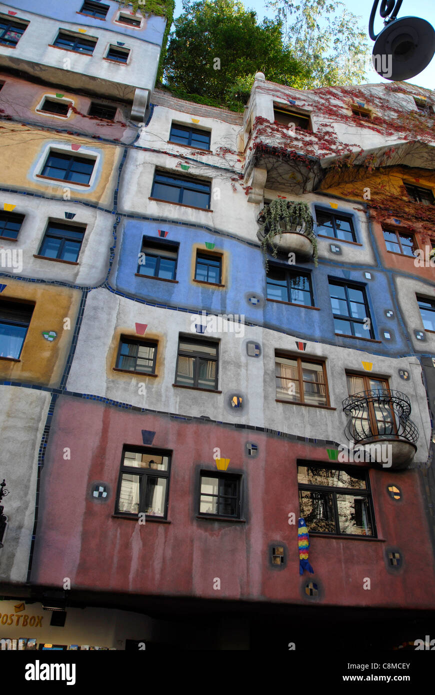 Hundertwasserhaus,V, Austria Foto Stock