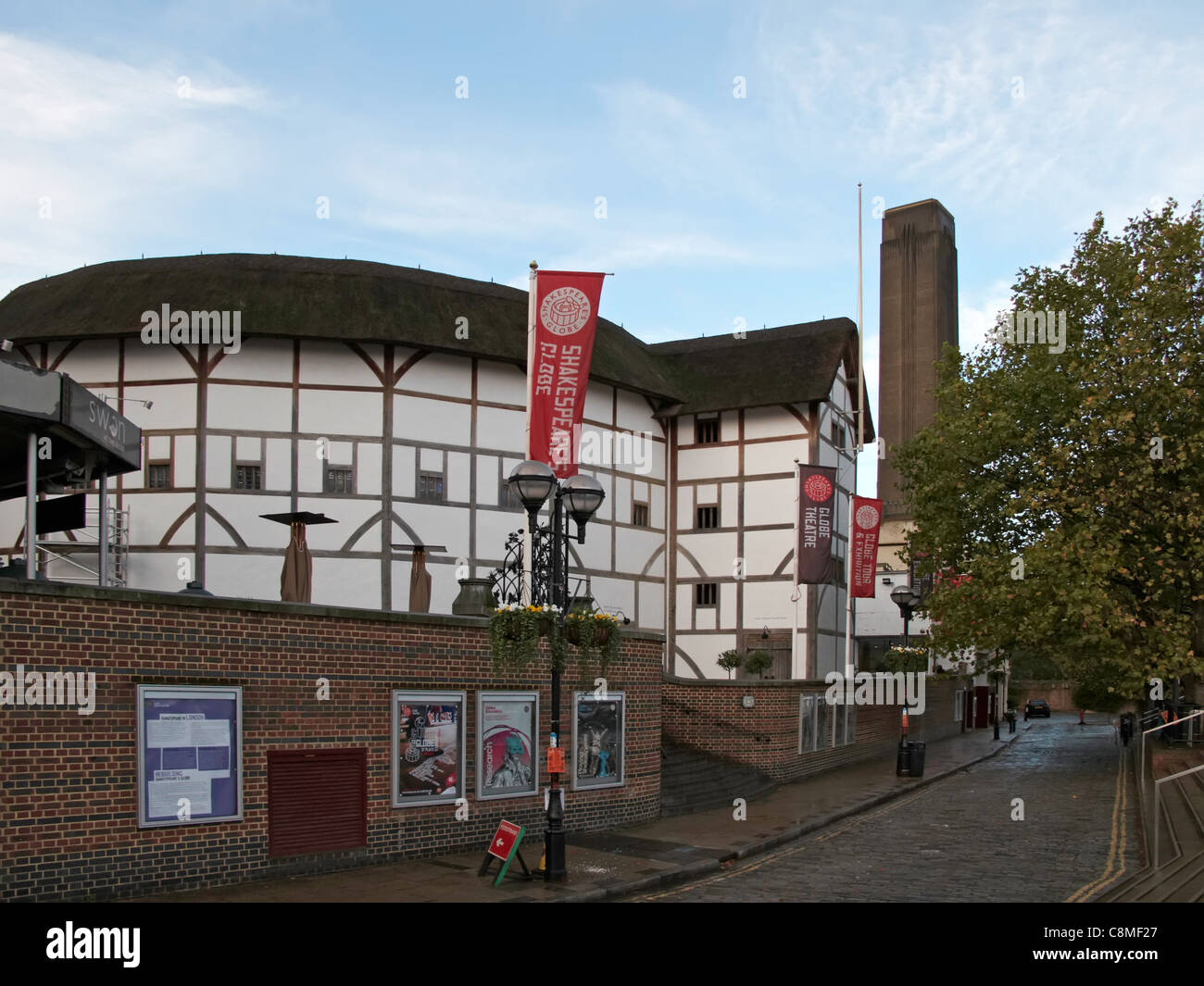 Londra il Globe Theatre di Shakespeare Southwark Foto Stock