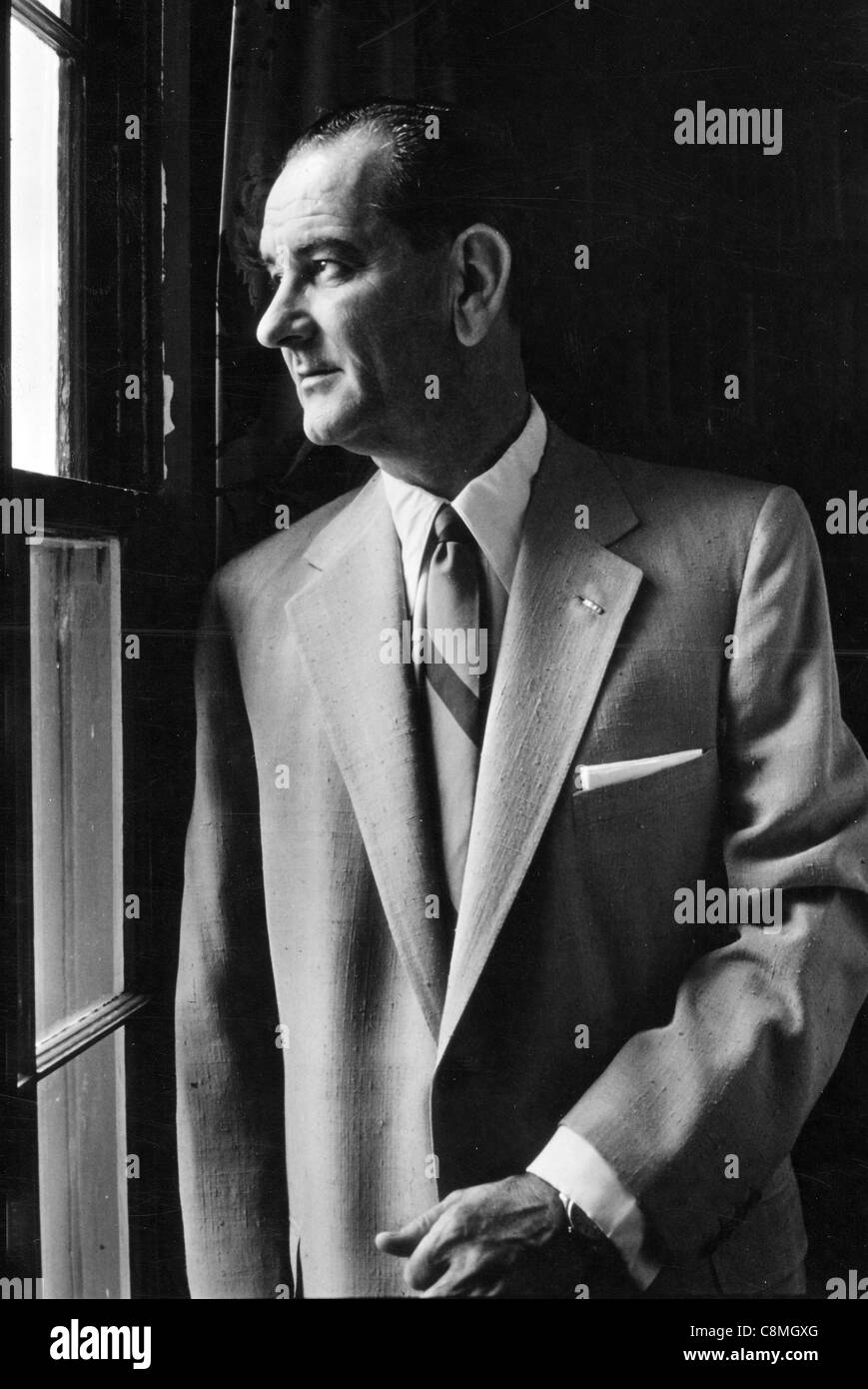 Lyndon B. Johnson è stata la trentaseiesima Presidente degli Stati Uniti Foto Stock