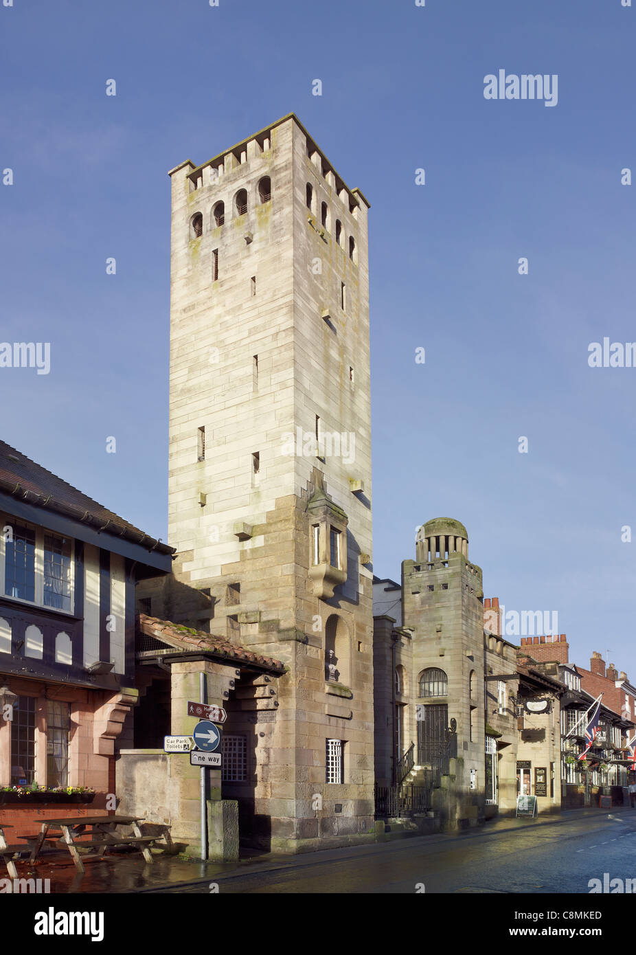 Gaskell Memorial Tower, Knutsford, Cheshire Foto Stock
