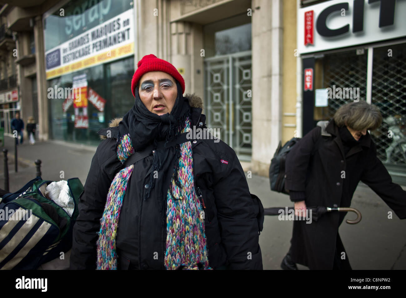 Il Diario di Jenny il senzatetto sconosciuto Avenue dell'esercito Foto Stock