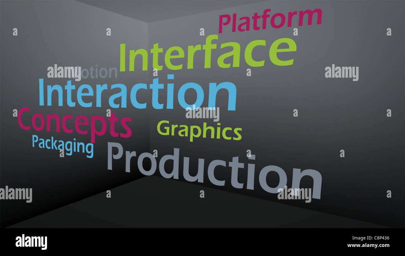 Immagine creativa del marketing online concept Foto Stock