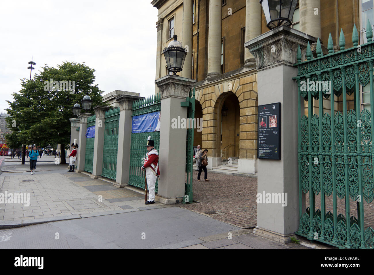 Apsley House, noto anche come numero uno di Londra, è l'ex residenza londinese dei duchi di Wellington. Foto Stock