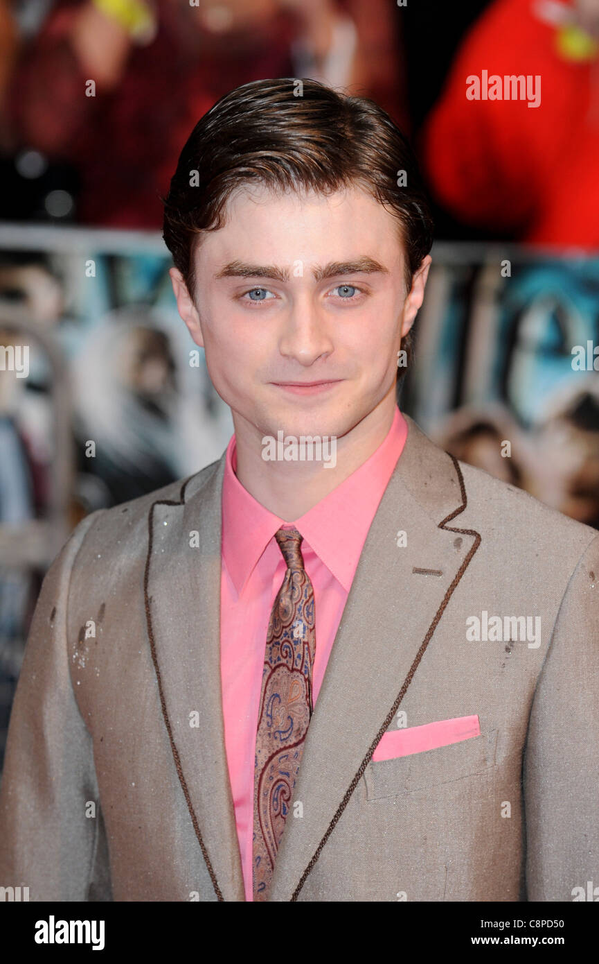 Daniel Radcliffe assiste la prima mondiale di "Harry Potter e il Principe mezzosangue" a Leicester Square, Londra, 7 luglio 20 Foto Stock