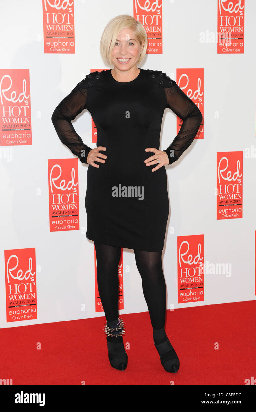 Brix Smith-Start arriva per il "Red Hot donne dell'anno Awards' a Millbank Tower, London, 3 novembre 2009. Foto Stock