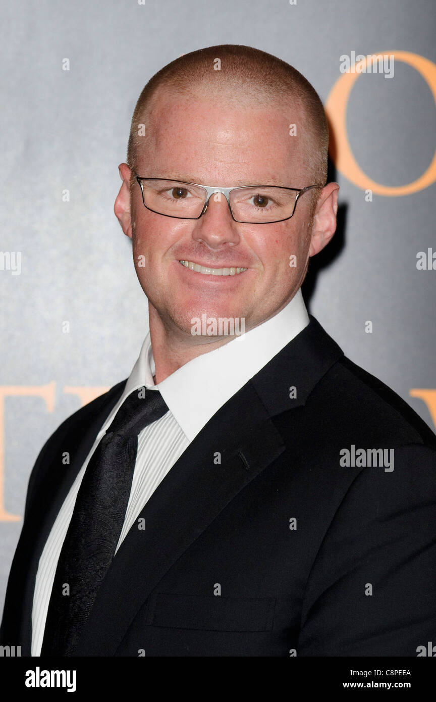 Heston Blumenthal presso la "Royal televisione società Awards" tenutasi presso il Grosvenor House Hotel, 16 marzo 2010. Foto Stock