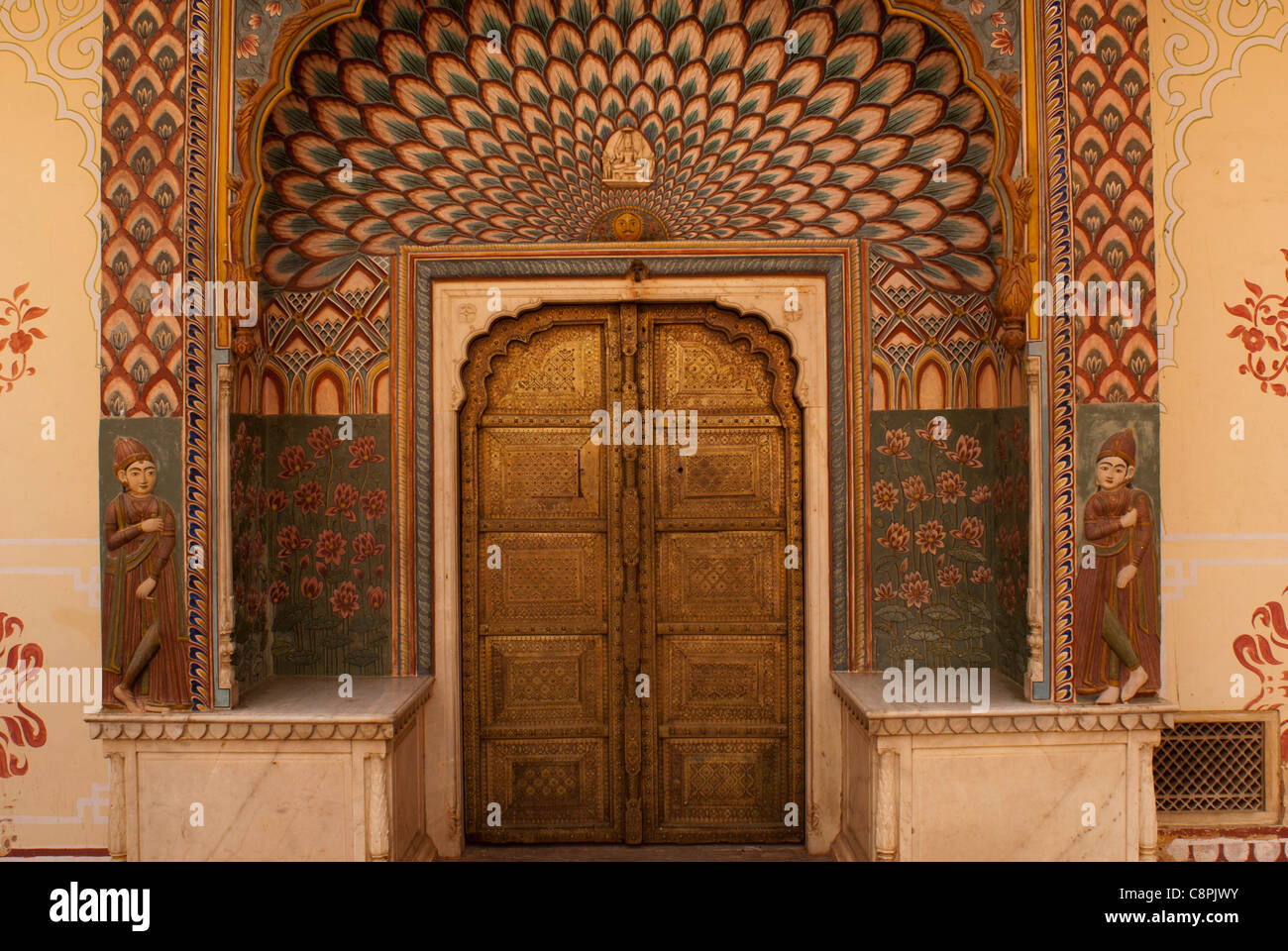 Palazzo di Città, Jaipur, Rajasthan, India. Foto Stock