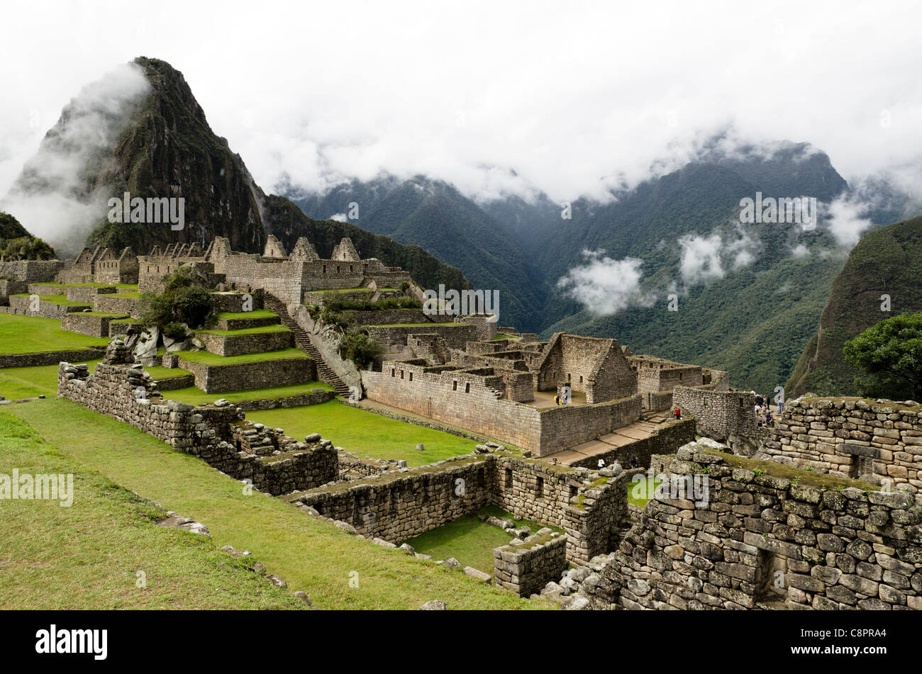 Vista del Royal Village Machu Picchu regione Cusco Peru Foto Stock