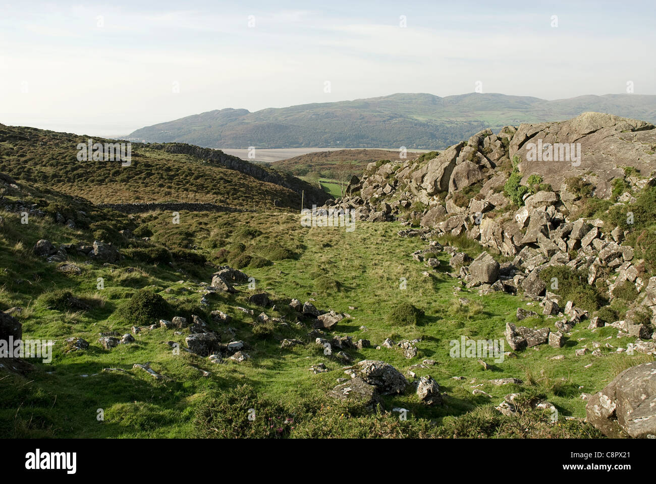 La Gran Bretagna, il Galles, la campagna vicino a Blaenau Ffestiniog Foto Stock