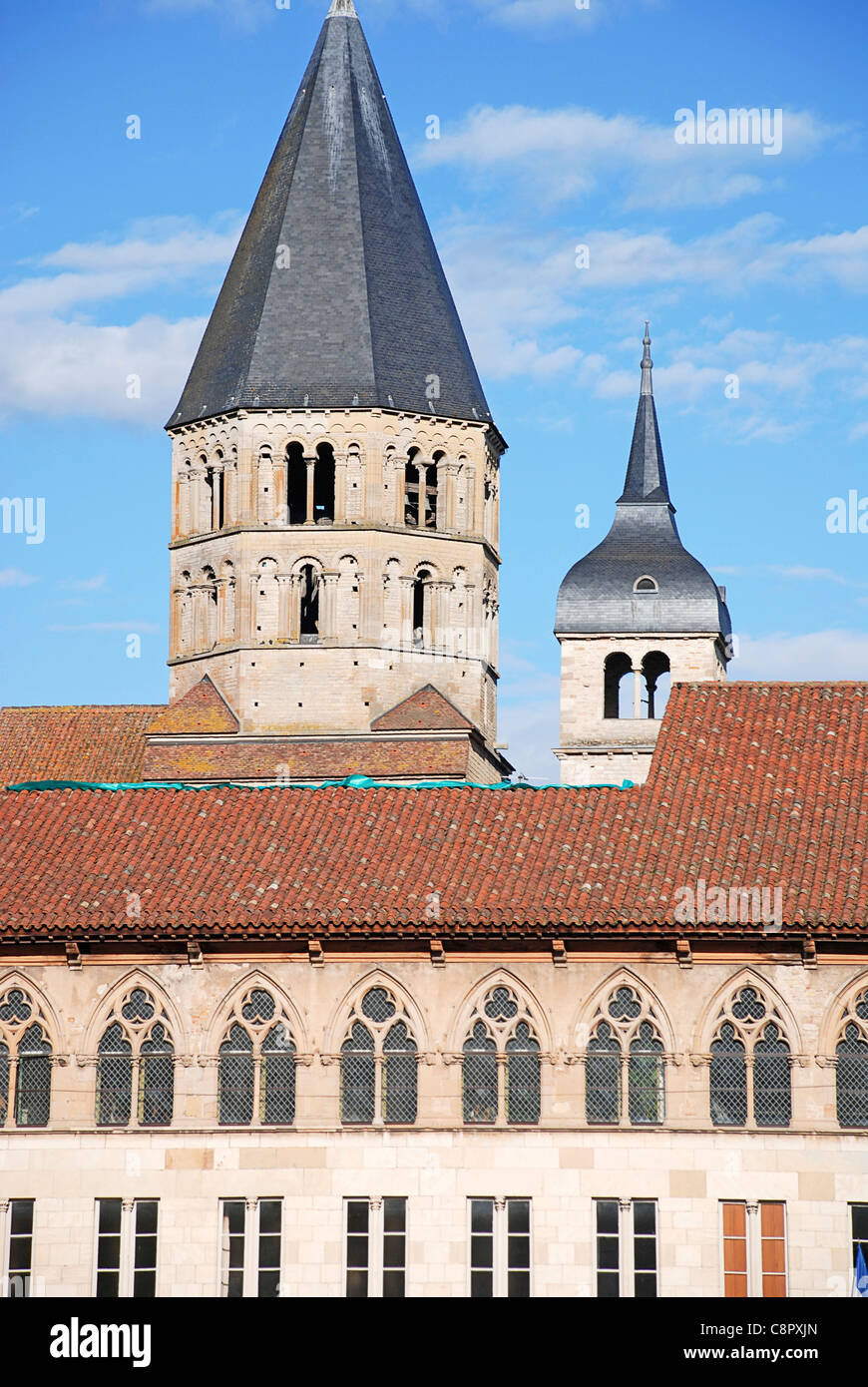 Francia, Saône-et-Loire, Abbazia di Cluny Foto Stock