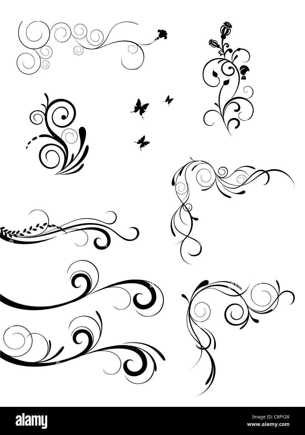 Addobbi floreali Foto Stock