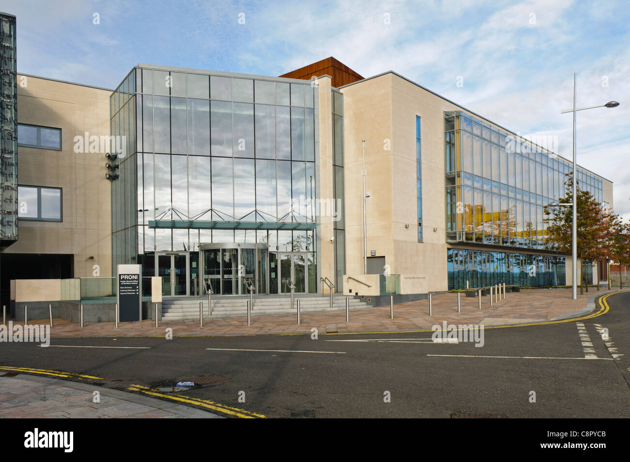 I record di pubblico ufficio per l'Irlanda del Nord (PRONI) nuovi locali a Belfast Foto Stock